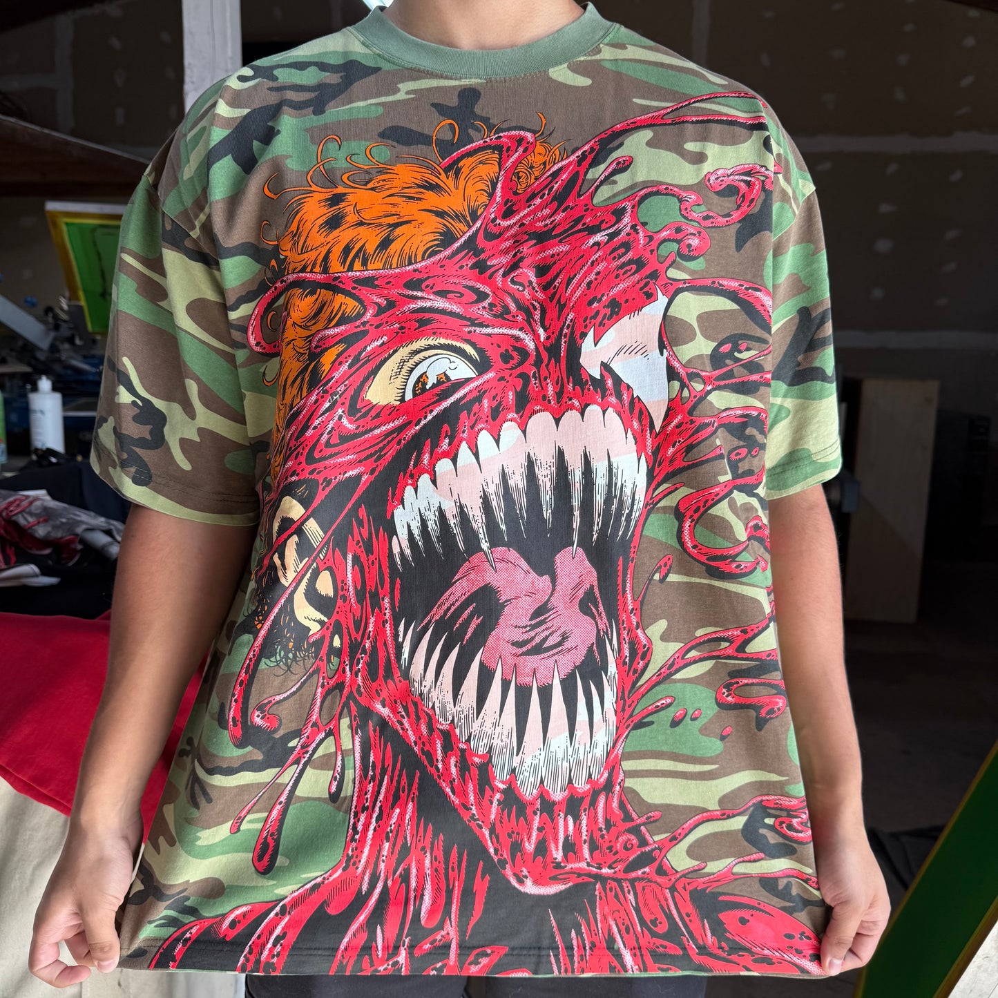 CLETUS CAMO T SHIRT